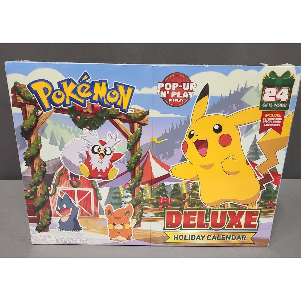 Pokemon Battle Figure Multipack Deluxe Holiday Calendar 2025 New, Sealed